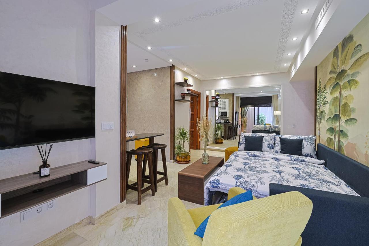 Oasis - Appartement Authentique A Gueliz Marrakesh Bagian luar foto