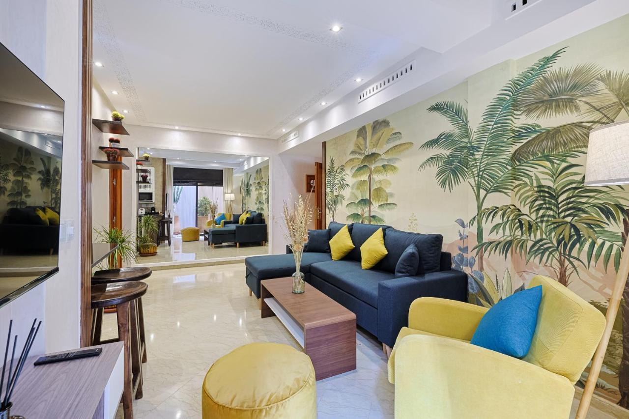 Oasis - Appartement Authentique A Gueliz Marrakesh Bagian luar foto