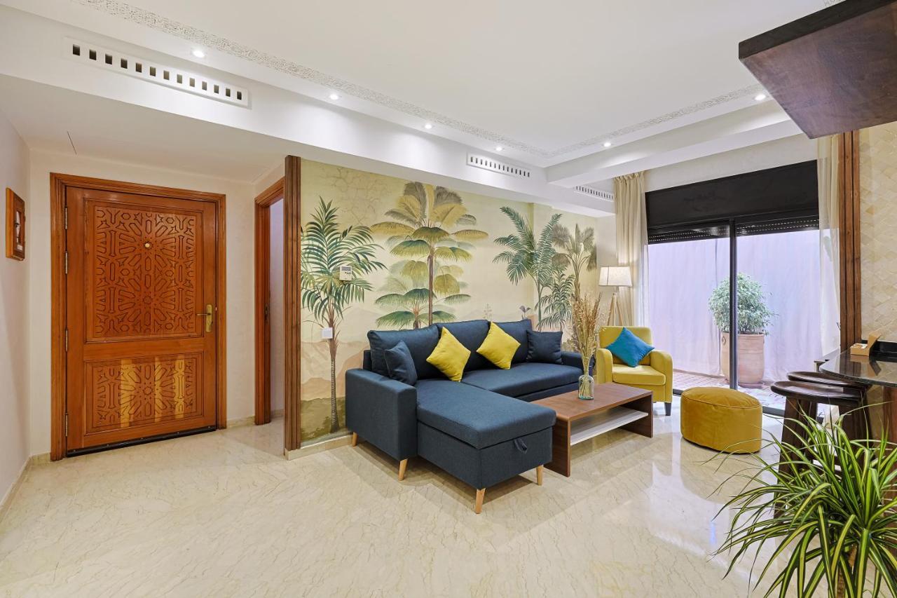 Oasis - Appartement Authentique A Gueliz Marrakesh Bagian luar foto