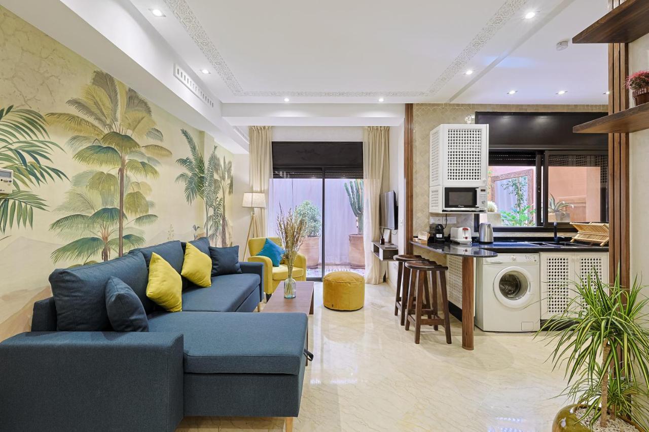 Oasis - Appartement Authentique A Gueliz Marrakesh Bagian luar foto