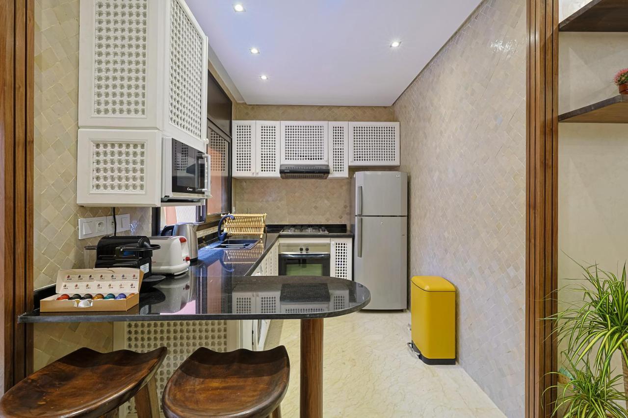 Oasis - Appartement Authentique A Gueliz Marrakesh Bagian luar foto