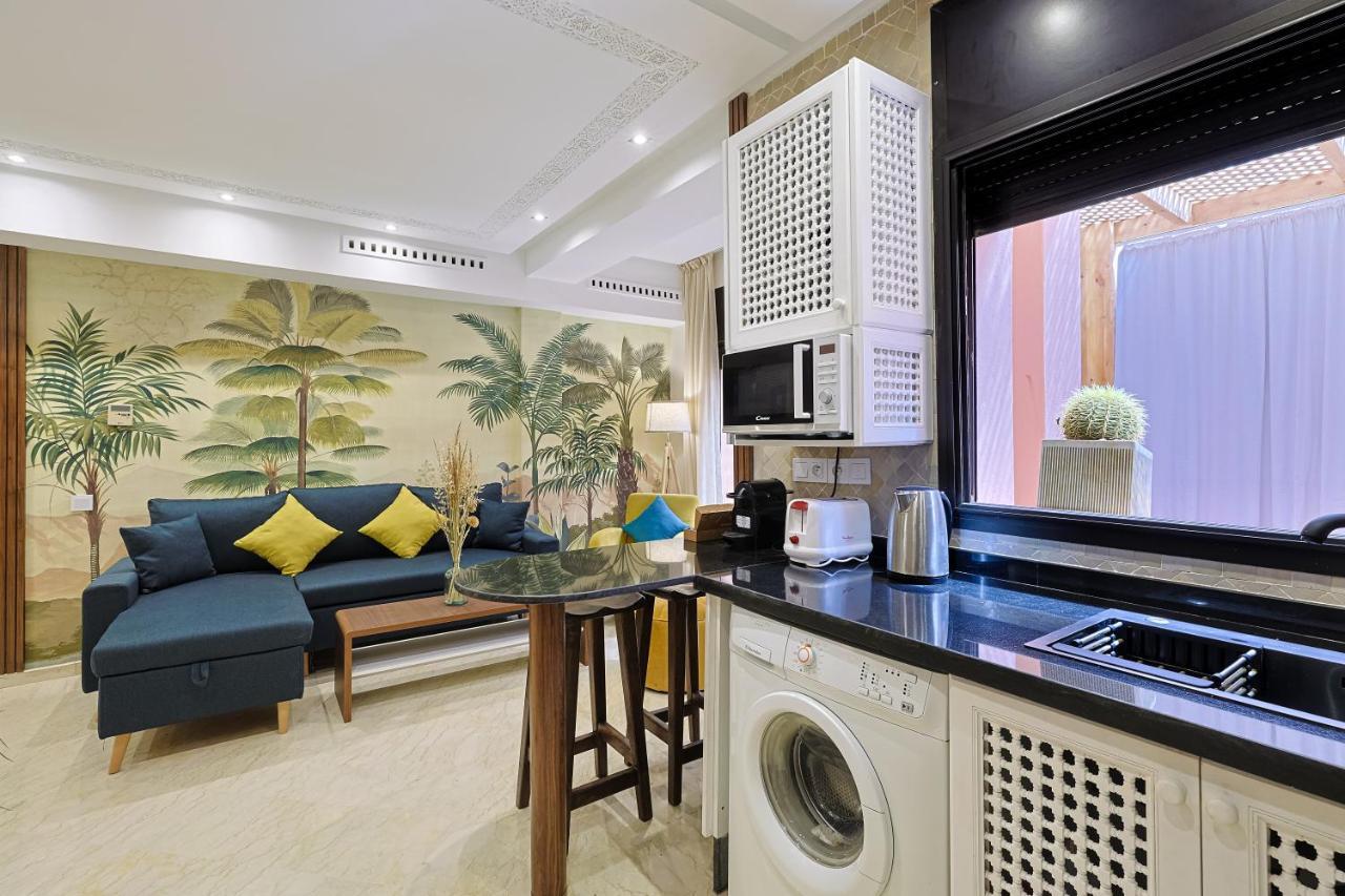 Oasis - Appartement Authentique A Gueliz Marrakesh Bagian luar foto
