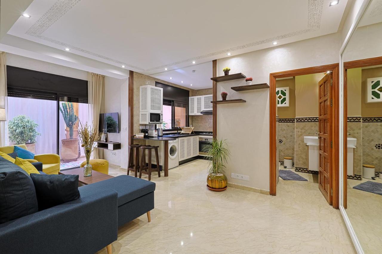 Oasis - Appartement Authentique A Gueliz Marrakesh Bagian luar foto